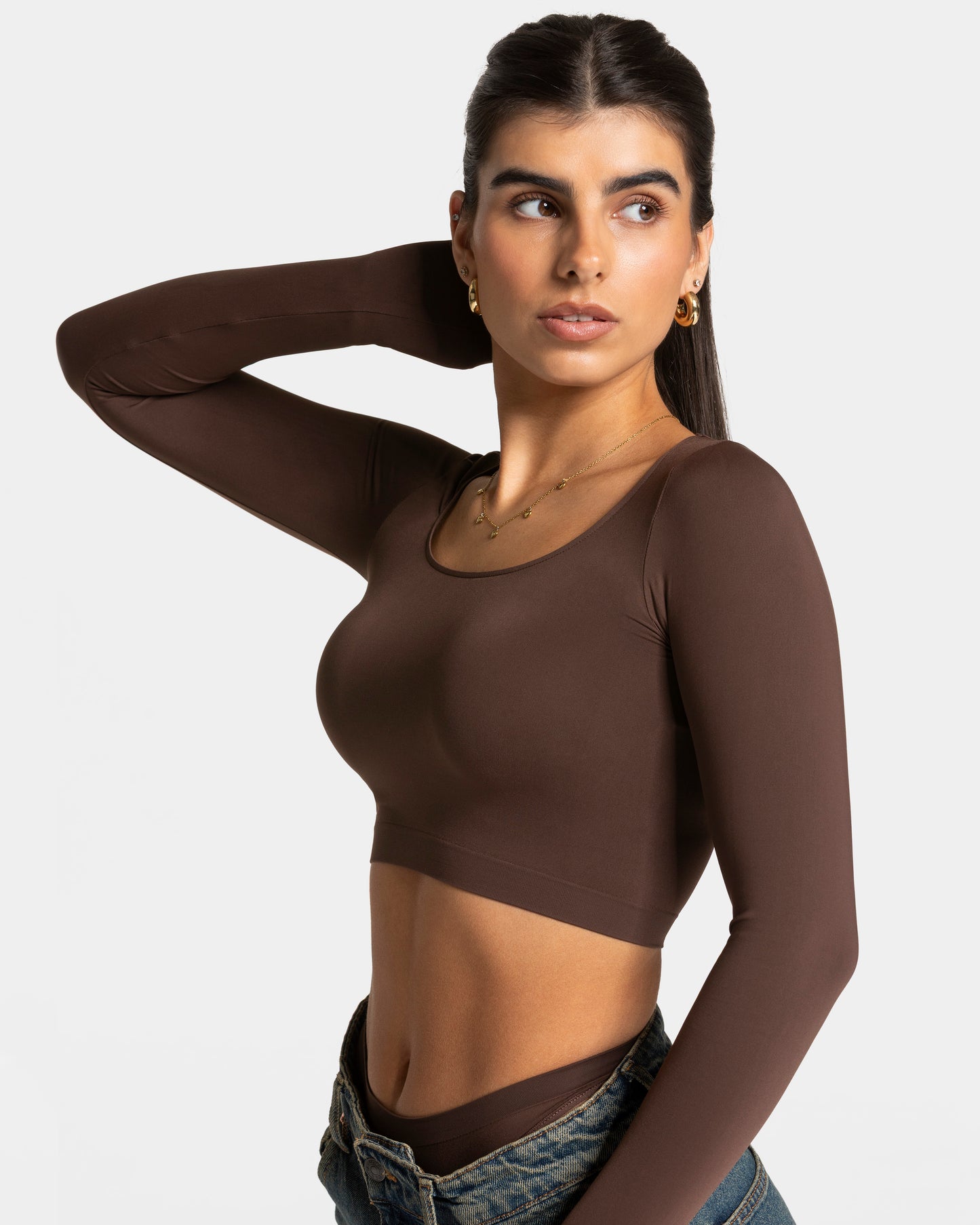 Bare Essence Scoop Neck - Cacao