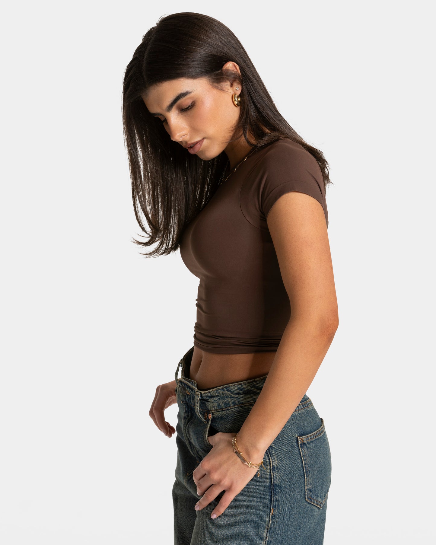 Bare Essence Tee - Cacao