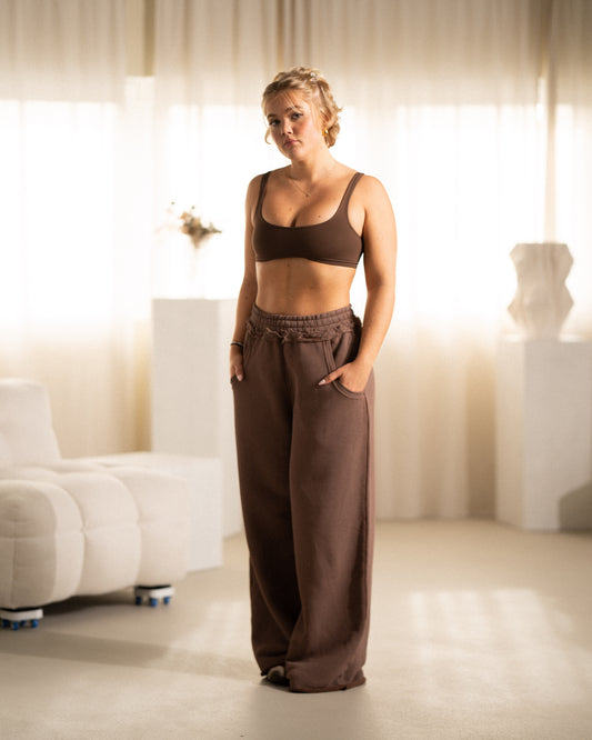 Rough Chunky Jogger - Muddy Brown