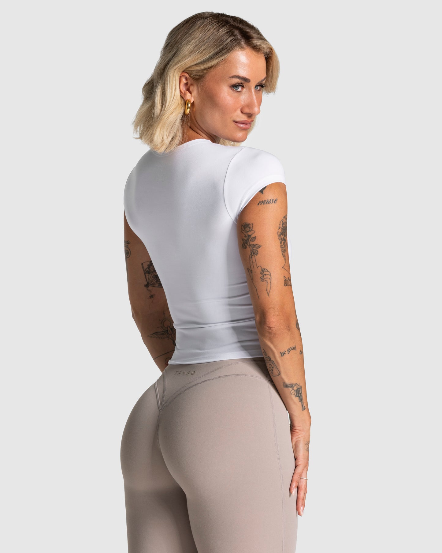 First Sight Fitted T-Shirt - Weiß